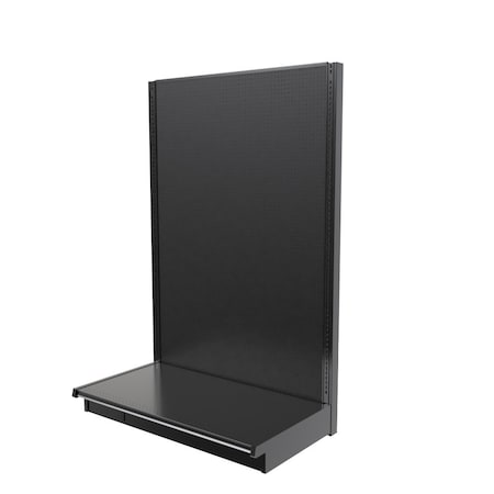 Lozier Gondola Wall Display Starter, Black 48W 72H 25D P475S-ST